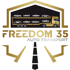Freedom 35 Auto Transport logo, an auto transport brokerage running TruxCRM